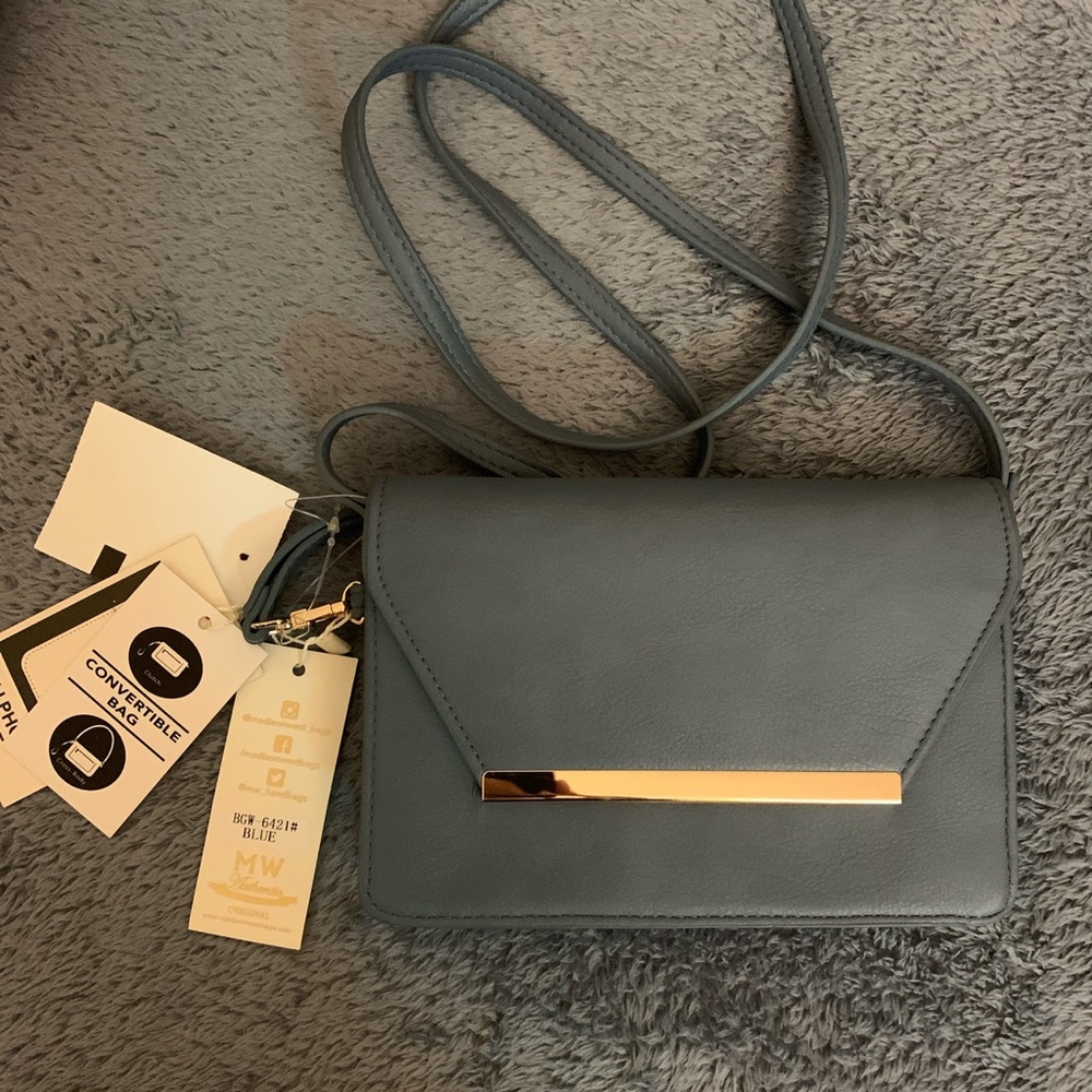 NWT blue crossbody with phone holder